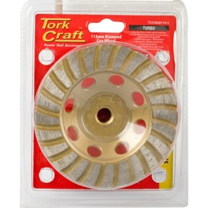 Tork Craft Dia. Cup Wheel 115mm x m14 Turbo Cold Pressed Tork Craft Dia. Cup Wheel 115mm x m14 Turbo Cold Pressed