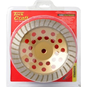 Tork Craft Dia. Cup Wheel 180mm x m14 Turbo Cold Pressed Tork Craft Dia. Cup Wheel 180mm x m14 Turbo Cold Pressed