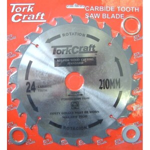 Tork Craft Blade TCT 210 x 24T 16mm General Purpose Rip Tork Craft Blade TCT 210 x 24T 16mm General Purpose Rip