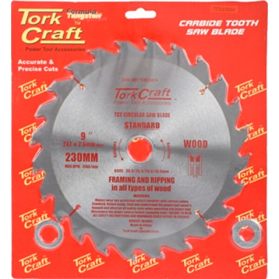 Tork Craft Blade TCT 230 x 24T 30/1/20/16 General Purpose Rip Tork Craft Blade TCT 230 x 24T 30/1/20/16 General Purpose Rip