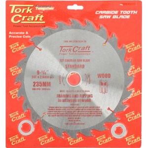 Tork Craft Blade TCT 235 x 24T 30/20/16 General Purpose Rip Tork Craft Blade TCT 235 x 24T 30/20/16 General Purpose Rip