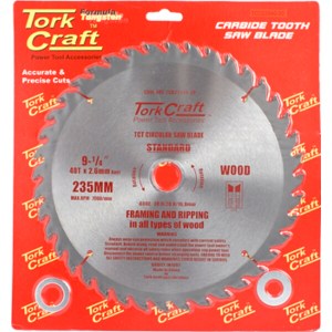 Tork Craft Blade TCT 235 x 40T 30/16 General Purpose Combination Tork Craft Blade TCT 235 x 40T 30/16 General Purpose Combination