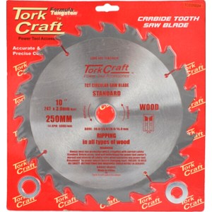 Tork Craft Blade TCT 250 x 24T 30-16 General Purpose Rip Tork Craft Blade TCT 250 x 24T 30-16 General Purpose Rip