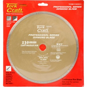 Tork Craft Diamond Blade Cont.Rim Thin Kerf 230×22.22mm Tork Craft Diamond Blade Cont.Rim Thin Kerf 230×22.22mm