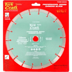 Tork Craft Diamond Blade 230mm Segm.Hot Pressed Tork Craft Diamond Blade 230mm Segm.Hot Pressed