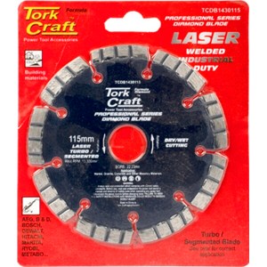Tork Craft Diamond Blade115mm Turbo/Segm.Laser Tork Craft Diamond Blade115mm Turbo/Segm.Laser