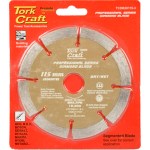 Tork Craft Diamond Blade 10mm Seg for Cutting Blding materials 115mm22x23mm Tork Craft Diamond Blade 10mm Seg for Cutting Blding materials 115mm22x23mm