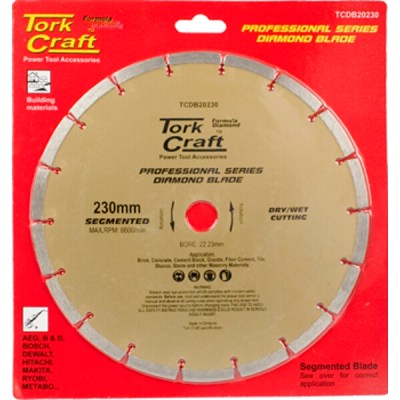 Tork Craft Diamond Blade 230mm Segmented Profesional Tork Craft Diamond Blade 230mm Segmented Profesional