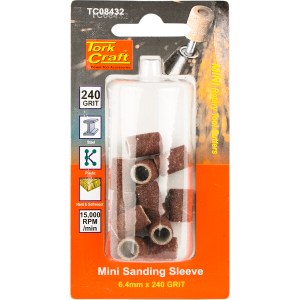 Tork Craft Mini Sanding Sleeve 6.4mm 240g Tork Craft Mini Sanding Sleeve 6.4mm 240g