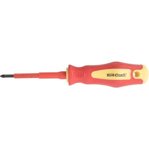 Tork Craft Screwdriver Insulated Pozi.No.1 x 80mm Vde Tork Craft Screwdriver Insulated Pozi.No.1 x 80mm Vde