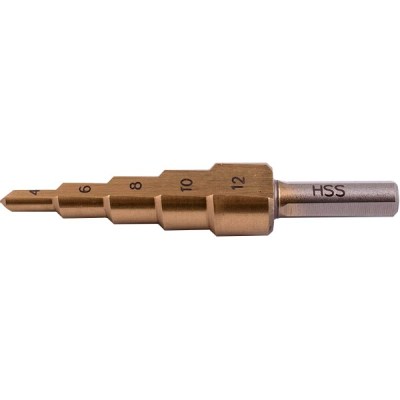 Tork Craft Step Drill Hss 4-12mmx2mm Tork Craft Step Drill Hss 4-12mmx2mm