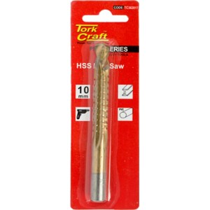 Tork Craft Drill Saw 10mm Tin. Coated Carded Tork Craft Drill Saw 10mm Tin. Coated Carded
