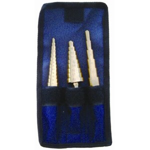 Tork Craft Step Drill Set 3 Piece In Blister Tork Craft Step Drill Set 3 Piece In Blister