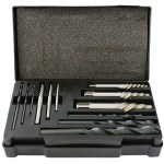 Tork Craft Screw Extractor Set 12 Piece W/ Drill Bits for m3 Tork Craft Screw Extractor Set 12 Piece W/ Drill Bits for m3