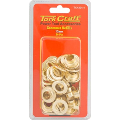 Tork Craft Spare Eyelets x 12mm 12 Piece for Tc4304 Tork Craft Spare Eyelets x 12mm 12 Piece for Tc4304