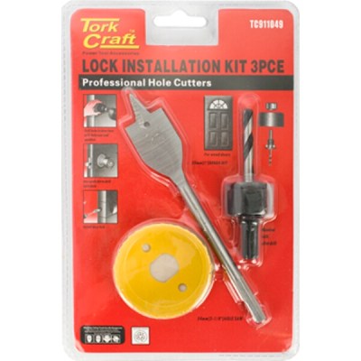 Tork Craft Lock Installation Kit 3 Piece Tork Craft Lock Installation Kit 3 Piece