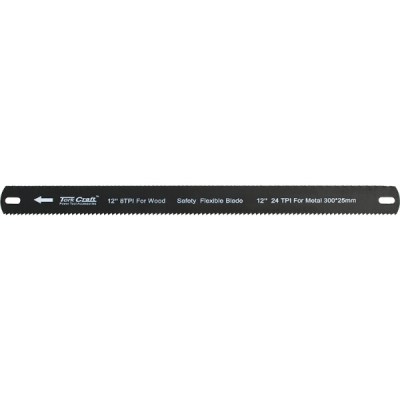 Tork Craft Hacksaw Blade Flexible Double Edge 300mm x 25mm C-Steel Tchs001 Tork Craft Hacksaw Blade Flexible Double Edge 300mm x 25mm C-Steel Tchs001
