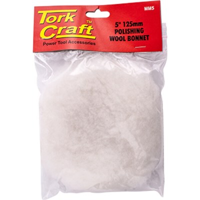 Tork Craft 5″ 125mm Polishing Bonnet Wool Tork Craft 5″ 125mm Polishing Bonnet Wool