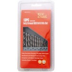 Tork Craft Drill Bit Set 13 Piece HSS Ground Bright Finish Tork Craft Drill Bit Set 13 Piece HSS Ground Bright Finish