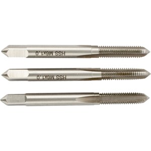 Tork Craft Taps HSS 6×1.00mm Iso 3/Pack Tork Craft Taps HSS 6×1.00mm Iso 3/Pack