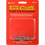 Tork Craft Thread Repair Kit M4 x 0.7 x1.5mm Repl. Inserts for Nr5004 Tork Craft Thread Repair Kit M4 x 0.7 x1.5mm Repl. Inserts for Nr5004