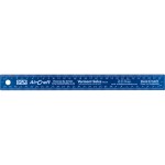 Tork Craft 300mm Cork Backed Stainless Steel Ruler Blue Tork Craft 300mm Cork Backed Stainless Steel Ruler Blue
