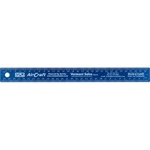 Tork Craft 300mm Cork Backed Stainless Steel Ruler Blue Tork Craft 300mm Cork Backed Stainless Steel Ruler Blue