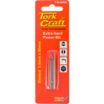 Tork Craft S/D Power Bit 3mmx50mm Slotted 1/Card Tork Craft S/D Power Bit 3mmx50mm Slotted 1/Card