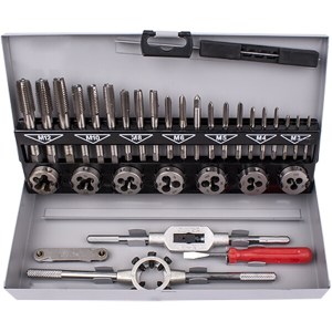 Tork Craft Tap & Die Set 32 Piece 3-12mm HSS In Steel Case Tork Craft Tap & Die Set 32 Piece 3-12mm HSS In Steel Case