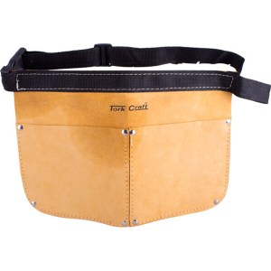 Tork Craft Double Pocket Leather Nail Bag Tork Craft Double Pocket Leather Nail Bag