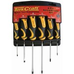 Tork Craft Screw Driver Set 6 Piece with Wall Mountable Rack Ph Sl Tork Craft Screw Driver Set 6 Piece with Wall Mountable Rack Ph Sl