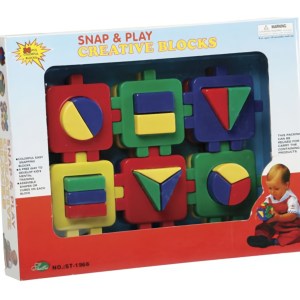 Educational Blocks 36 Piece Snap & Play Educational Blocks 36 Piece Snap & Play