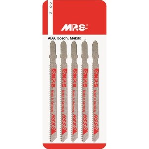 MPS Jigsaw Blade 100mm 12Tpi Tapered T-Shank T101AMPS3116-5 MPS Jigsaw Blade 100mm 12Tpi Tapered T-Shank T101AMPS3116-5
