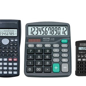 Sentry Calculator 3 Piece Set Sentry Calculator 3 Piece Set