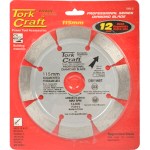 Tork Craft Diamond Blade Segmented 115mm With 12mm Segments Tork Craft Diamond Blade Segmented 115mm With 12mm Segments