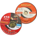 Tork Craft Cutting Disc Ind. Metal 115 X 1.0 X 22.2 mm 10Pce Tin Case Tork Craft Cutting Disc Ind. Metal 115 X 1.0 X 22.2 mm 10Pce Tin Case