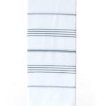 Turkish Throw 100% Cotton – Elim White & Grey (160x220cm) Turkish Throw 100% Cotton – Elim White & Grey (160x220cm)