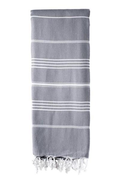 Turkish Throw 100% Cotton – Elim Dark Grey (160x220cm) Turkish Throw 100% Cotton – Elim Dark Grey (160x220cm)