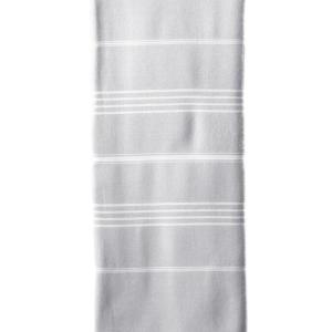 Turkish Throw 100% Cotton – Elim Light Grey (160x220cm) Turkish Throw 100% Cotton – Elim Light Grey (160x220cm)