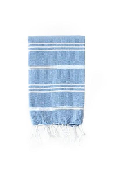Turkish Hand Towel-100% Cotton – Elim Denim Blue (60x90cm) Turkish Hand Towel-100% Cotton – Elim Denim Blue (60x90cm)