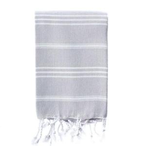 Turkish Hand Towel-100% Cotton – Elim Light Grey (60x90cm) Turkish Hand Towel-100% Cotton – Elim Light Grey (60x90cm)