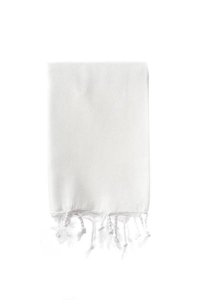 Turkish Hand Towel-100% Cotton – Elim White (60x90cm) Turkish Hand Towel-100% Cotton – Elim White (60x90cm)