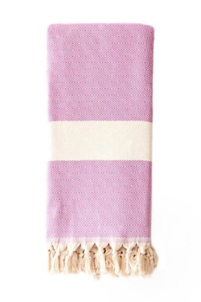 Turkish Blanket 100% Cotton – Dimanta Violet (220x240cm) Turkish Blanket 100% Cotton – Dimanta Violet (220x240cm)