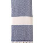 Turkish Blanket 100% Cotton – Dimanta Navy (220x240cm) Turkish Blanket 100% Cotton – Dimanta Navy (220x240cm)