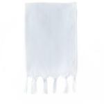 Turkish Hand Towel-100% Cotton – Herringbone White (45x90cm) Turkish Hand Towel-100% Cotton – Herringbone White (45x90cm)