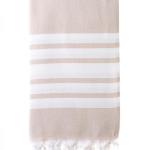 Turkish Towel 100% Cotton – Herringbone Sand (100x180cm) Turkish Towel 100% Cotton – Herringbone Sand (100x180cm)