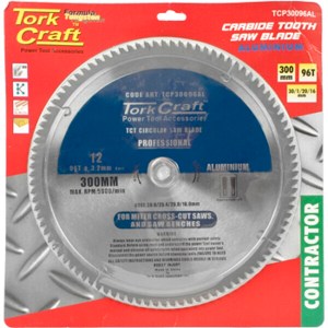 Tork Craft Blade Contractor Alum 300 X 96T 30/1/20/16 Circular Saw TCT Tork Craft Blade Contractor Alum 300 X 96T 30/1/20/16 Circular Saw TCT