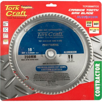 Tork Craft Blade Contractor 250 X 80T TCG Pos Circular Saw TCT Tork Craft Blade Contractor 250 X 80T TCG Pos Circular Saw TCT