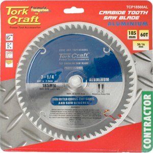 Tork Craft Blade Contractor Alum 185 X 60T 20/16 Circular Saw TCT Tork Craft Blade Contractor Alum 185 X 60T 20/16 Circular Saw TCT