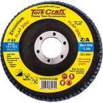 Tork Craft Flap Disc Zirconium 115mm 80 Grit Flat Tork Craft Flap Disc Zirconium 115mm 80 Grit Flat
